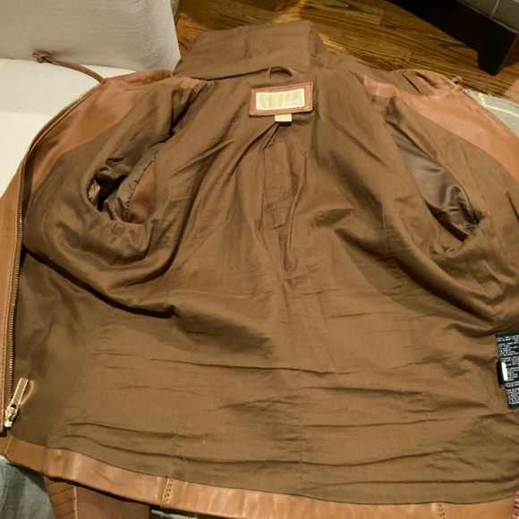 Michael Kors Hooded Leather Jacket - Picture 6 of 13